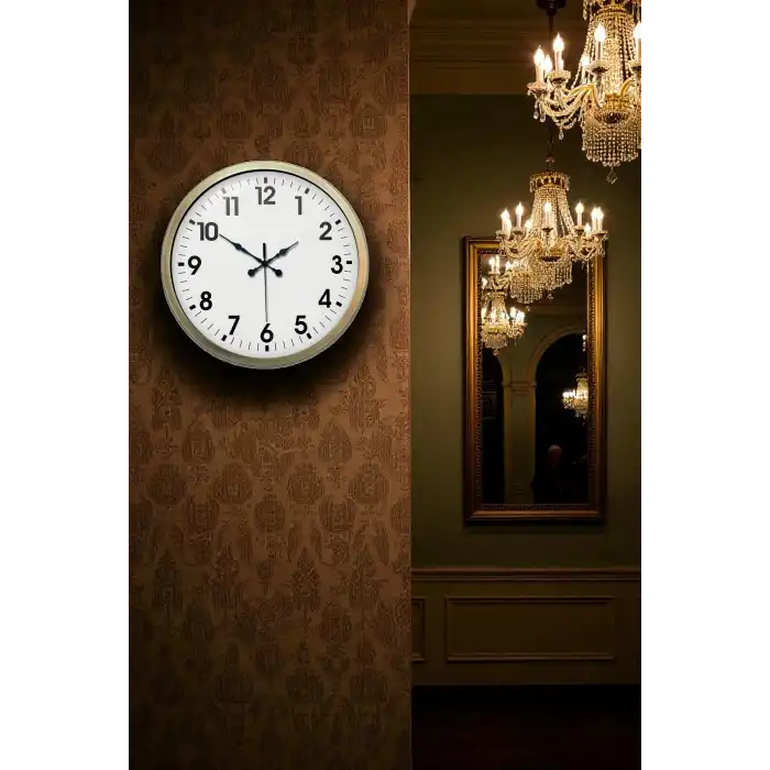 Zentime 40 Cm Eskitme Vintage Duvar Saati