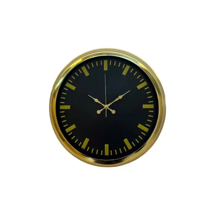 Zentime 40 Cm Gold Lüks Duvar Saati