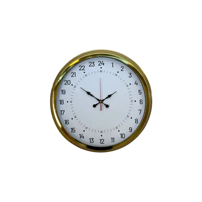 Zentime 40 Cm Gold Lüks Duvar Saati