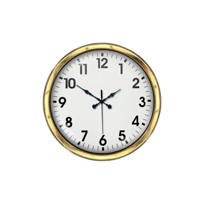 Zentime 40 Cm Gold Lüks Duvar Saati