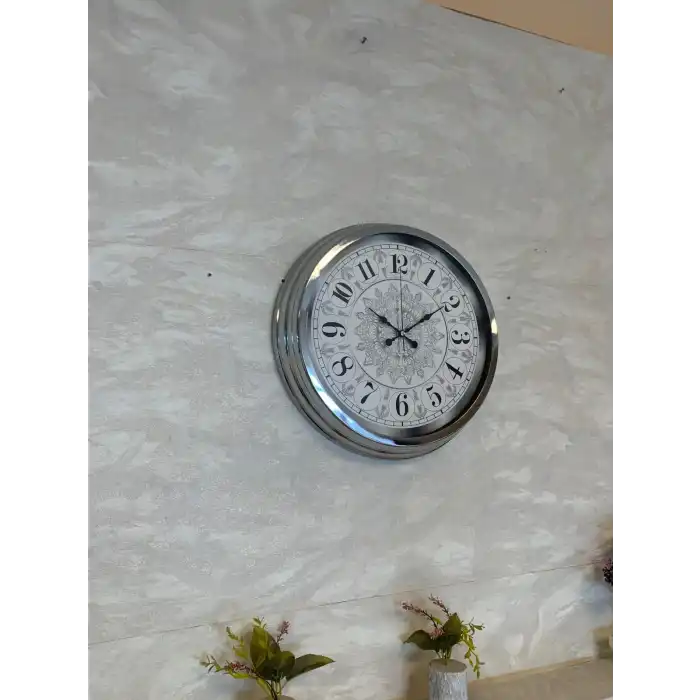 Zentime 40 Cm Krom Elegance Duvar Saati