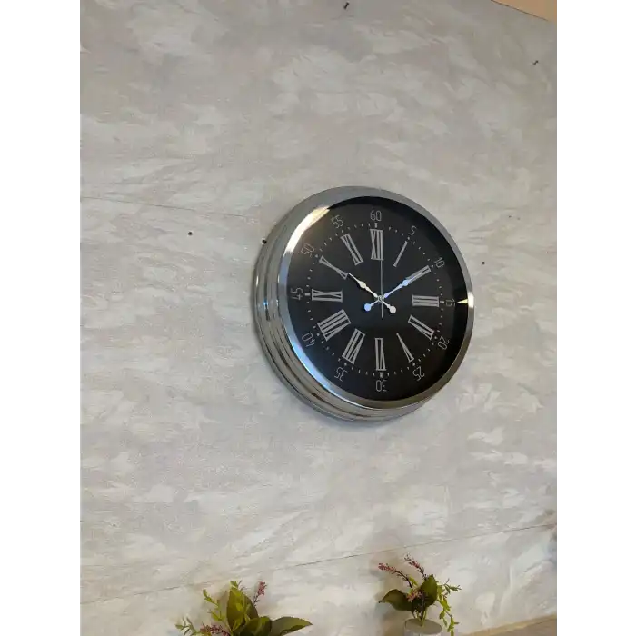 Zentime 40 Cm Krom Elegance Duvar Saati