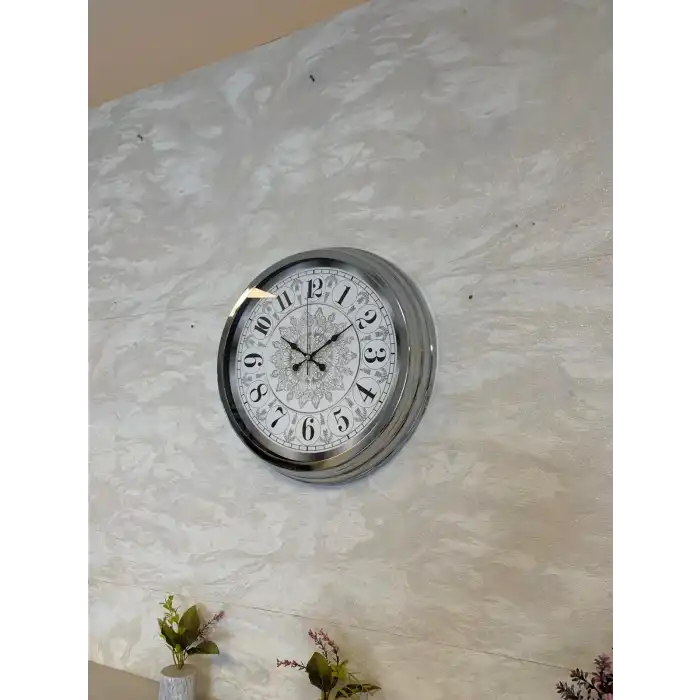 Zentime 40 Cm Krom Elegance Duvar Saati