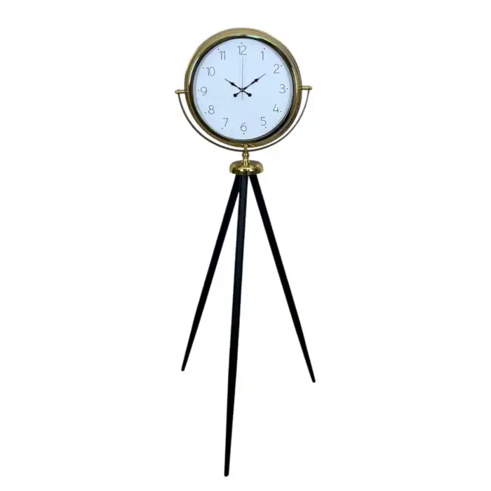 Zentime Gold Premium Dekoratif Tripod Ayaklı Saat