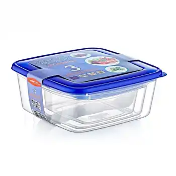 3lü Kare Saklama Kabı Seti