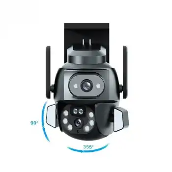 3MP + 3MP Wi-Fi IP TF Kart Girişli Optik Zoom Kamera