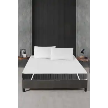 Alez Pamuklu Dört Köşe Lastik Yatak Koruyucu 160*200 cm