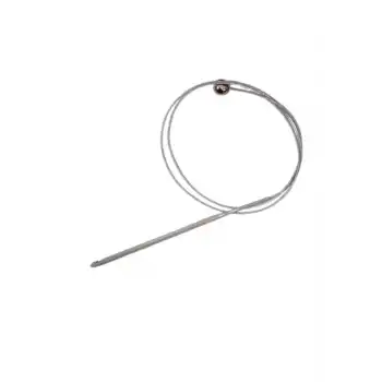 Misinalı Çelik Stoplu Tığ Şiş 7 Numara 60 cm