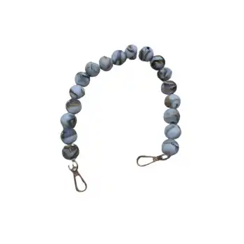 Çanta Askısı 40 cm Akrilik Yuvarlak Beyaz