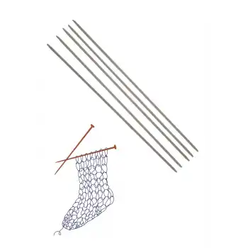 Çorap Şiş Metalize 20 cm 3 Numara