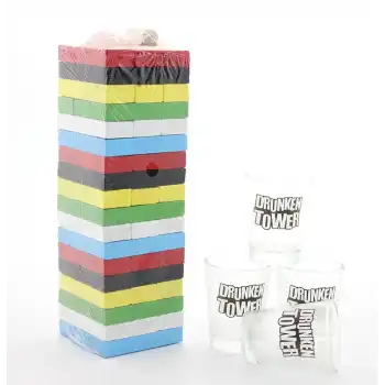 Jenga Shot Bardak Oyunu Model 1