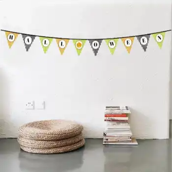 Halloween Kabak Banner Süsü