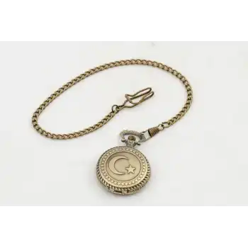 Türk Bayraklı Köstekli Saat