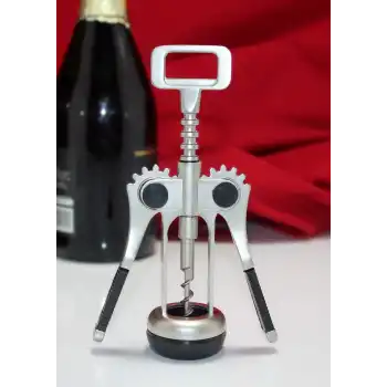 Paslanmaz Çelik Tirbuşon Şarap Açacağı Model 4