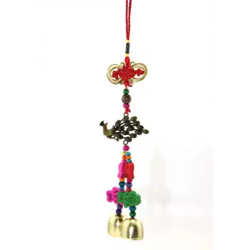 Tavuskuşu Renkli Rüzgar Çanı