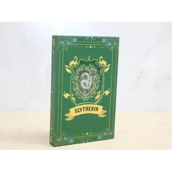 Harry Potter Slytherin Deri Defter