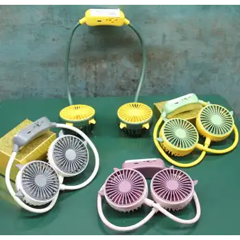 Kuromi Şarjlı Boyun Fanı Vantilatör 2 Kademeli Model 2