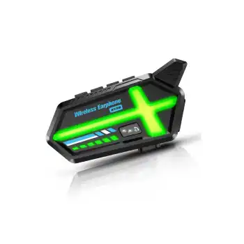 Bt26 Motosiklet Kask Kulaklık Bluetooth Rgb Işıklı 2 Eşleşme Özellikli 1000 Mah Intercom