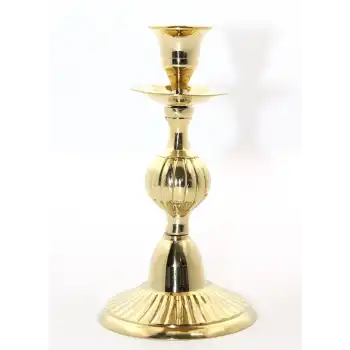 Tekli Pirinç Şamdan Model 3