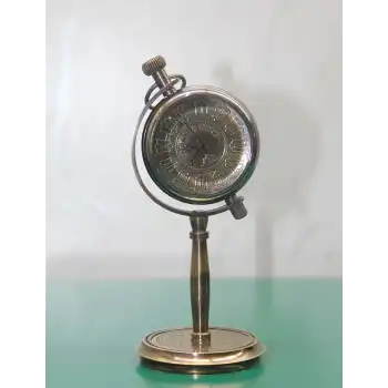 Masa Üstü Pirinç Saat Model 6