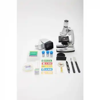 The Best Nzm 50x100x200x400x6001200x  Çocuklariçin Eğitici  Projektörlü Mikroskop Seti