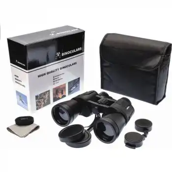 The Best Nzm 20×50 - Geniş Ön Mercekli - 1000m/56m El Dürbünü - Siyah