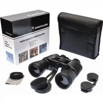 The Best Nzm 7x50 - Geniş Ön Mercekli Profesyonel El Dürbünü - 1000m/56m - Siyah V1