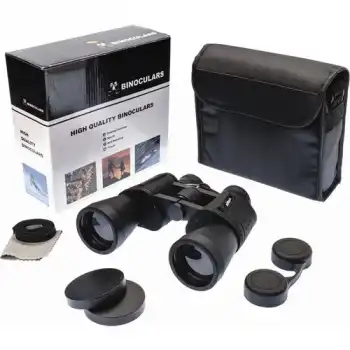 The Best Nzm 10×50 - Geniş Ön Mercekli Profesyonel El Dürbünü - 1000m/56m - Siyah