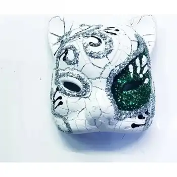 The Best Nzm Yeşil Renk Işlemeli Seramik Malzemeden Imal Venedik Kedi Model Magnet