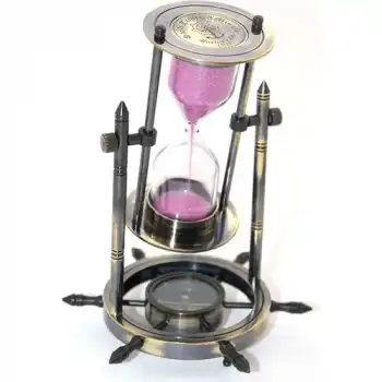 Pirinç Dümenli Pusulalı Kumsaati NI8221