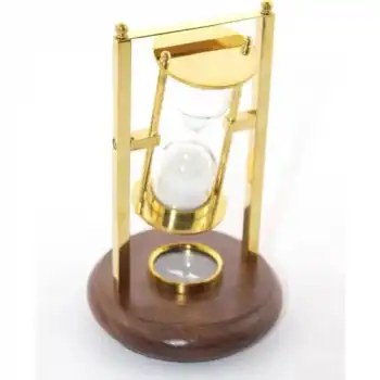 Pirinç Pusulalı Kum Saati KSK2136