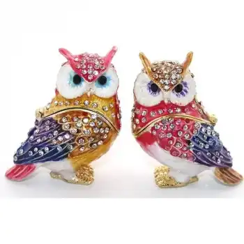 Swaroski Taşlı 2baykuş Seti ALK1930