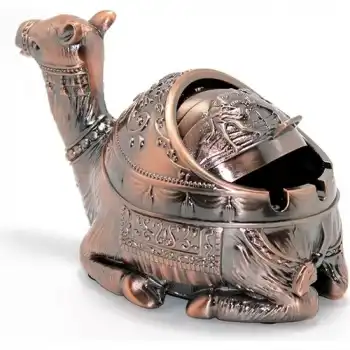 Metal Deve Figürlü Küllük ALK1658