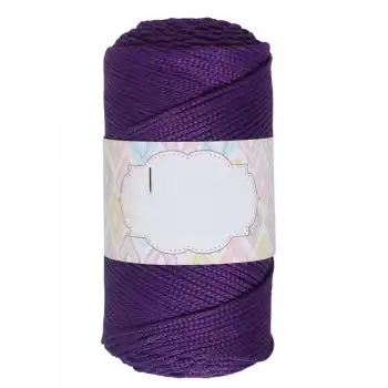 Makrome İpi 3mm Polyester Koyu Mor
