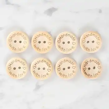 Loren Crafts Handmade 8li Düğme - 1615