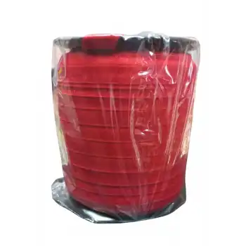 Çamaşır Lastiği Düz 1 cm  1 Metre Kırmızı