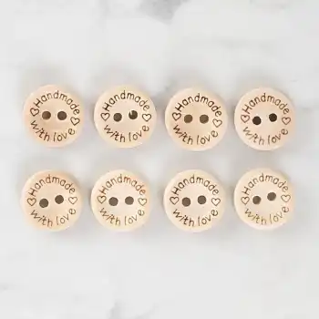 Loren Crafts Handmade 8li Düğme - 1614