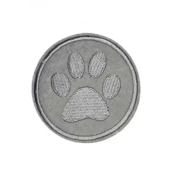 Aplike Ütü İle Yapışan Gri Pati Arma 5 cm