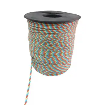 Bileklik ipi, Hediye Paketleme ipi, Şans, Bereket, Aşk, Şifa, Güç 5 mm Pamuk  5 metre Yeşil