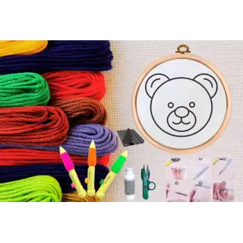 Punch Seti Nakış Seti Kasnaklı Kendin Yap Seti Seri 57