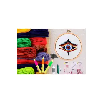 Punch Seti Nakış Seti Kasnaklı Kendin Yap Seti Seri 1