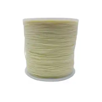 Paraşüt İpi, Bileklik-Kolye örgü ipi 1 mm 50 metre Krem
