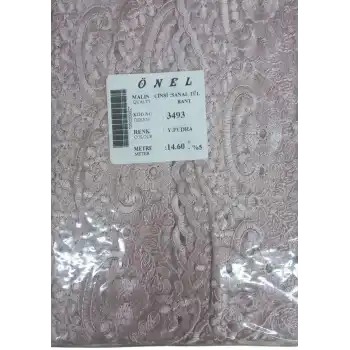 Dantel Polyester Sanal Tül Bant Y.Pudra 14,60 Metre En 6 cm ON-3493-PU