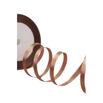 Saten Kurdele 1 cm 10 Metre Vizon