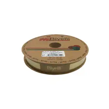 Biye Simli Katlı Ka Altın 2 cm 25 Metre %50 Simli % 50 Polyester