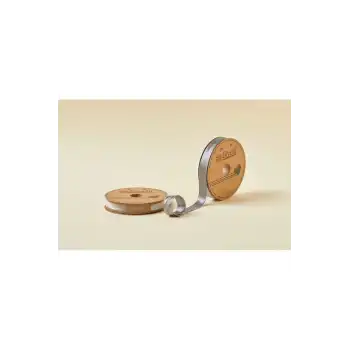 Biye Saten Katlı 011 Açık Gri 2 cm 25 Metre %100 Polyester