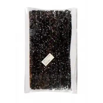 Silikon Yapışkanlı Taş Siyah 1 Metre 2 cm 1 Metre