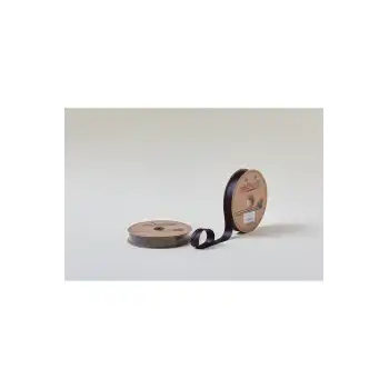 Biye Saten Katlı 023 Koyu Kahve 2 cm 25 Metre %100 Polyester