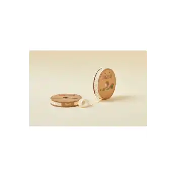 Biye Puanlı Katlı B04 Sarı 2 cm 25 Metre %65 Koton %35 Polyester