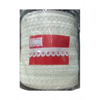 Çamaşır Lastiği Dantelli 1 cm 1 Metre Ekru
